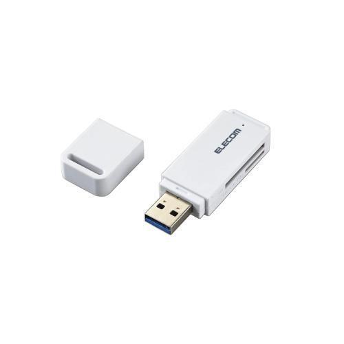 エレコム USB3.0対応メモリカードリーダ スティックタイプ MR3-D011WH