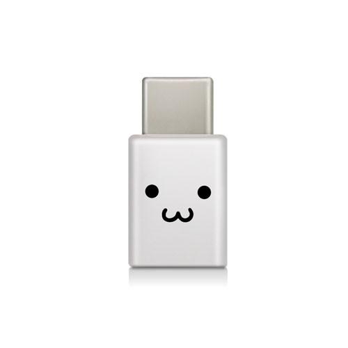 エレコム スマートフォン用USB変換アダプタ USB microBメス -USB Cオス ホワイトフ...