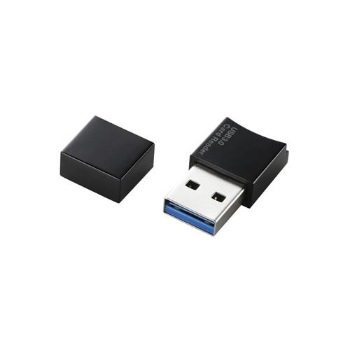 エレコム USB3.0対応microSD専用メモリカードリーダ MR3-C008BK パソコン パソ...