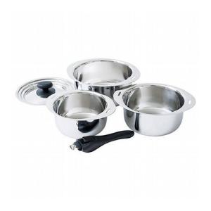 十得鍋 十得鍋セット ソースポット16・18・20cm 兼用蓋 片手ハンドル