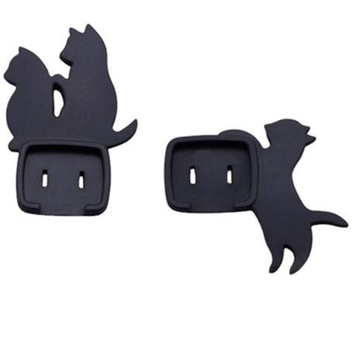 スマイルキッズ ねこのコンセントカバー2個組 ねこB AKN-18B 雑貨 代引不可 メール便