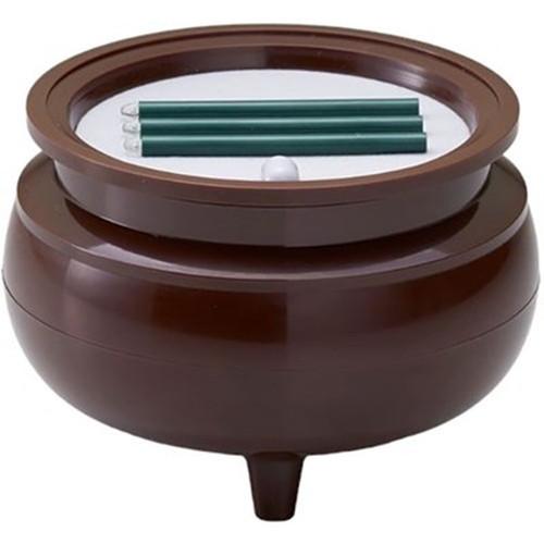 スマイルキッズ 自動消灯横置き安心のお線香 中 ブラウン ASE-4214DB 雑貨