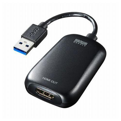 サンワサプライ USB3.2-HDMIディスプレイアダプタ 1080P対応 USB-CVU3HD1N...