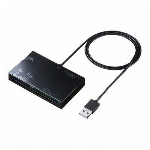 サンワサプライ USB2.0 カードリーダー ADR-ML19BKN 代引不可