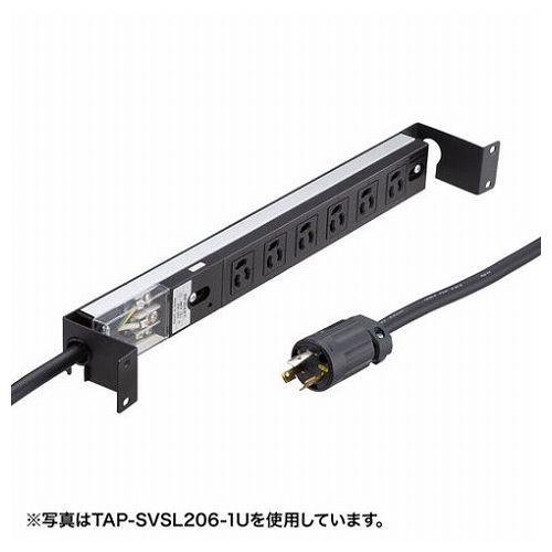 サンワサプライ サーバーラック用コンセントバー1U TAP-SVSL156-1U 代引不可