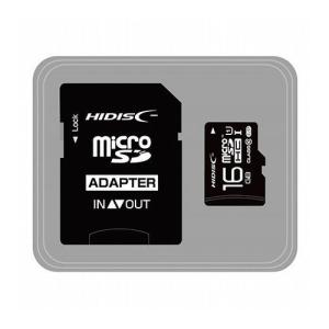 HIDISC microSDHCカード 16GB CLASS10 UHS-1対応 高速転送 Read70 SD変換アダプタ付き HDMCSDH16GCL10UIJP3 代引不可｜recommendo