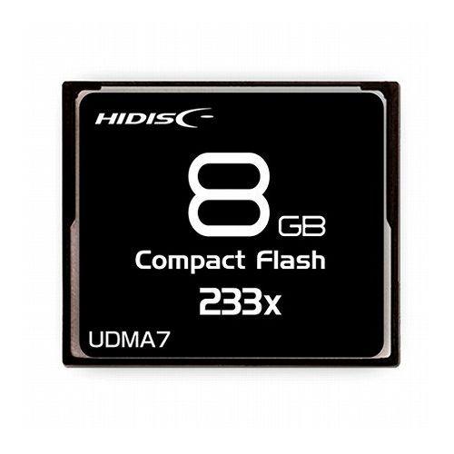 HIDISC CFカード 8GB 233x Read35MB/s MLCチップ搭載 HDCF8G23...
