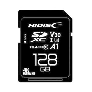 HIDISC 超高速SDXCカード 128GB CLASS10 UHS-I Speed class3, A1対応 HDSDX128GCL10V30 代引不可｜recommendo