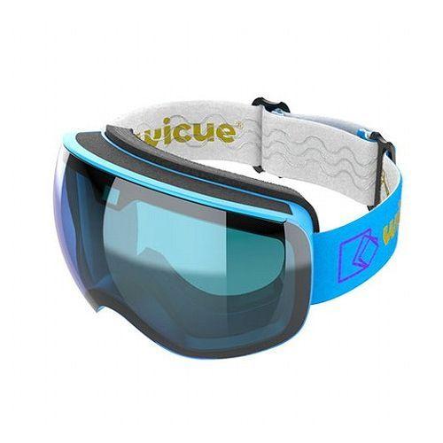 ウィキューダイレクト WiCUE 0.1秒瞬間調光スキーゴーグル スマート液晶 ブルー VR2101...