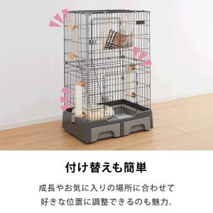 爪とぎ ケージ取り付け 40cm 猫 ポール ...の詳細画像2