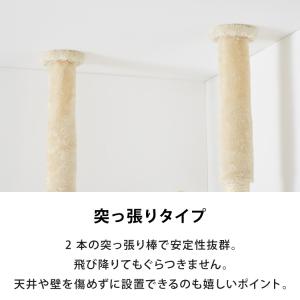 キャットタワー つっぱり 突っ張り 高さ228...の詳細画像5