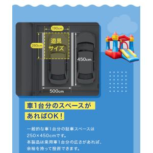 エアー遊具 コンパクト トランポリン スライダ...の詳細画像4