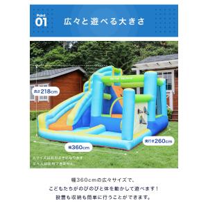 大型プール 滑り台 エアー遊具 海外 大型 プ...の詳細画像3