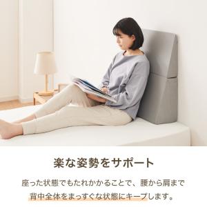 三角クッション 介護 幅60cm 高反発 折り...の詳細画像1