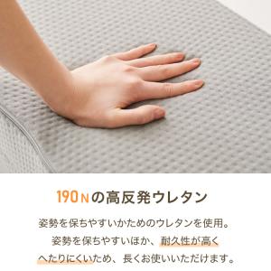 三角クッション 介護 幅60cm 高反発 折り...の詳細画像2