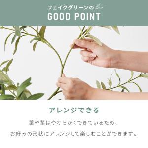 人工観葉植物 パキラ 一本 フェイクグリーン ...の詳細画像5