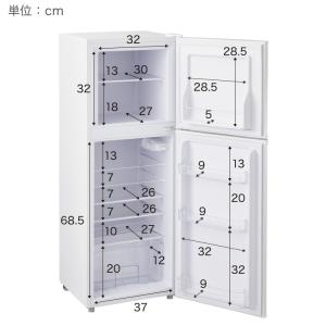 simplus 冷蔵庫 2ドア 140L 冷凍...の詳細画像3