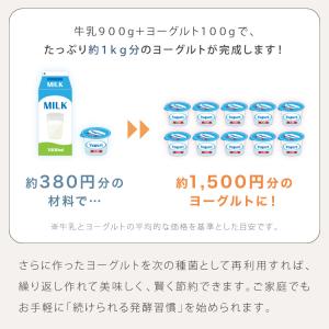 ヨーグルトメーカー 牛乳パック simplus...の詳細画像3