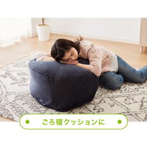 布団収納 クッション 2点セット ラウンド型 ...の詳細画像3
