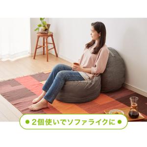 布団収納 クッション 2点セット ラウンド型 ...の詳細画像5