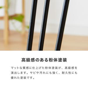 テーブル 脚 パーツ 高さ67.5cm ブラッ...の詳細画像4