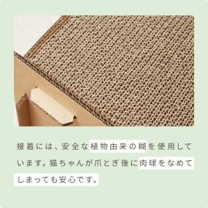 爪とぎ ハウス 猫 階段型 ペットステップ 爪...の詳細画像2