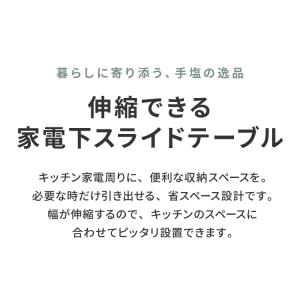 tesione テシオン 伸縮できる家電下スラ...の詳細画像1