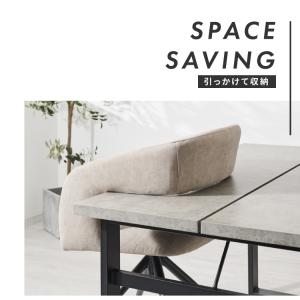 ヴィンテージ風 ダイニングチェア 回転 おしゃ...の詳細画像4