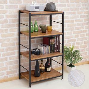 ZAGA 木製 ラック 幅90 奥行き35 三段 3段 シェルフ オープンラック