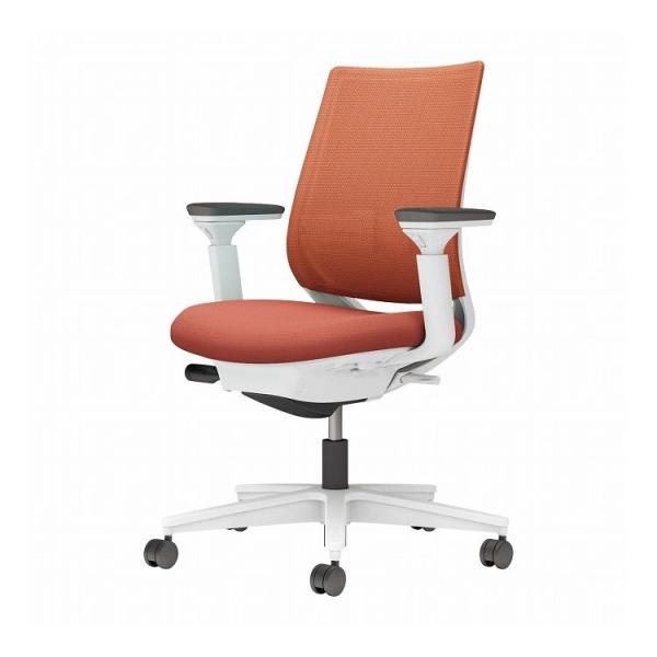 メーカー直送 コクヨ オフィスチェア 椅子 イス チェア ミトラ2 可動肘 ランバー付 ホワイトグレ...