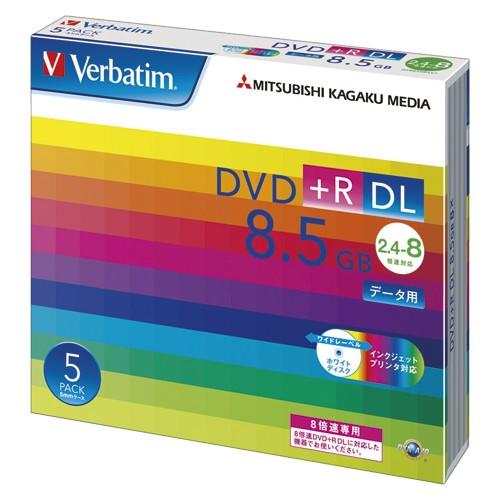 三菱化学メディア データー用DVD+R DL 8.5GB 2.4-8倍速対応 1 個 DTR85HP...
