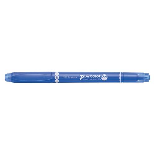 トンボ鉛筆 水性マーカー プレイカラードット ブルー 1本