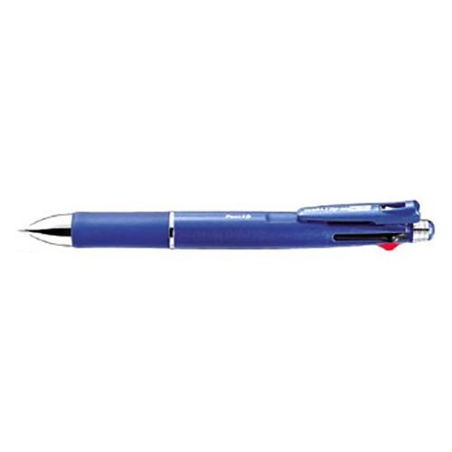 ゼブラ クリップオンマルチ1000 4色ボールペン+シャープ 青 1 本 B4SA2-BL 文房具 ...