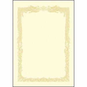 ササガワ OA賞状用紙100枚入 B5横書クリーム 1 箱 10-1158 文房具 オフィス 用品｜リコメン堂