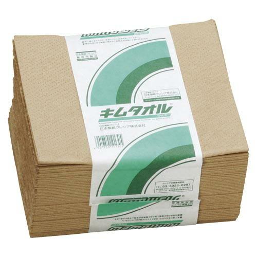 日本製紙クレシア キムタオル 4つ折り50枚入 ブラウン 1 個 145569 文房具 オフィス 用...