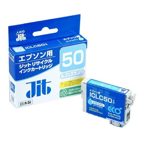 ジット リサイクルインク エプソンICLC50互換 Lシアン 1 個 JIT-E50LCZ 文房具 ...