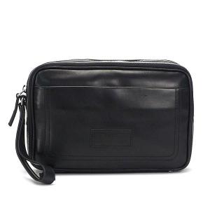 バリー BALLY セカンドバッグ THAMES CASUAL CLUTCH BLACK BLACK/BEIGE BK｜recommendo