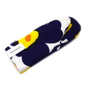 マリメッコ marimekko オーブンミット PIENI UNIKKO 64158 WHITE/DARK BLUE/YELLOW BL｜recommendo