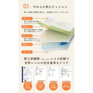 折りたたみプレイマット 180×200×2cm...の詳細画像4