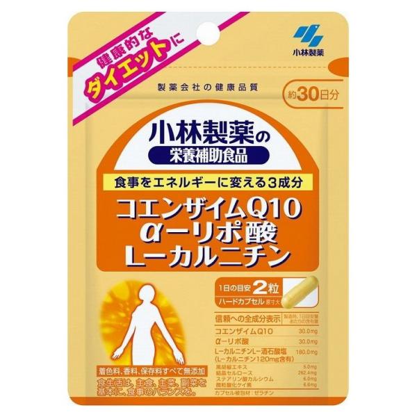 小林製薬 コエンザイムQ10α-リポ酸L-カルニチン 60粒