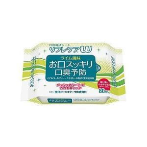 口腔清拭シート リフレケアW 80枚 012407156