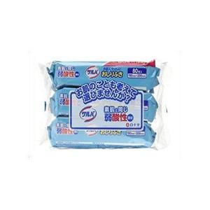 サルバ お肌にやさしいおしりふき 3個パック 80枚×3個入 009432235