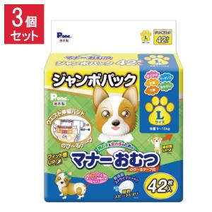 3個セット マナーおむつのび~るテープ付 ジャンボパック Lサイズ 42枚 第一衛材 PMO-727 まとめ売り セット売り｜recommendo