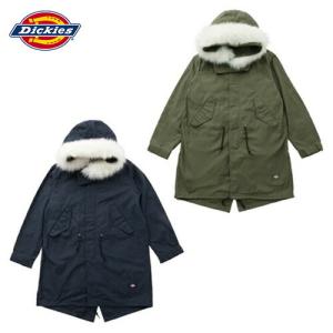 Dickies ディッキーズ 綿ナイロンバックサテン脱着中綿ライナー付きモッズコート 173M10WD10 17年秋冬 アウター ジャケット コート おしゃれ｜recommendo