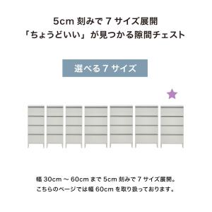 ランドリーチェスト ロータイプ 幅60cm 高...の詳細画像2