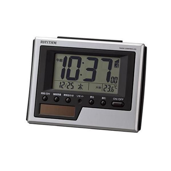 ESCO エスコ 83x108x45mm 電波 置時計 ソーラーパワーアシスト式 EA798CG-8...