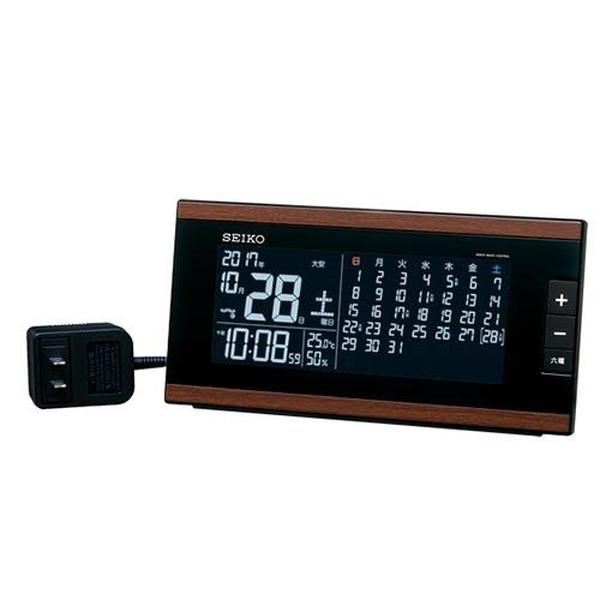 ESCO エスコ 114x230x 48mm 電波 置時計 100V交流式 EA798CT-65 代...