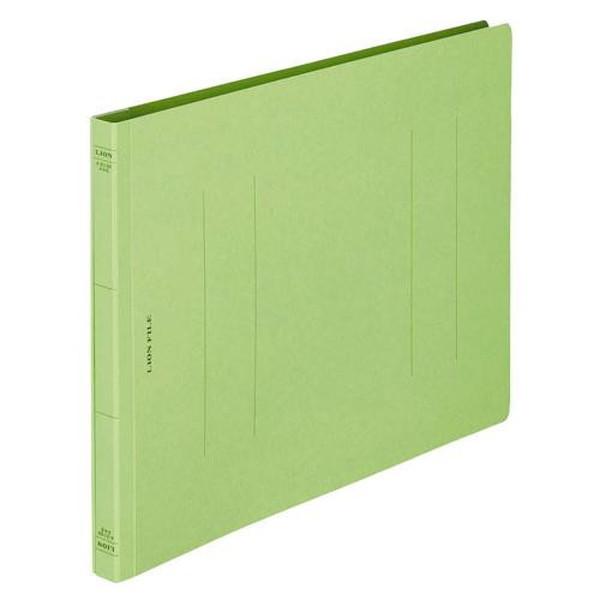 ESCO エスコ ヨコ型 フラットファイル 緑色/10冊 EA762CD-63 代引不可