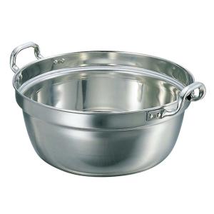 DON /即納/ アルミ 料理鍋 54cm 日本製 / 打出料理鍋 両手鍋 円付鍋 段