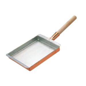 日本製 燕三条 銅の玉子焼き器 関西型 13.5cm レシピ付き プロ仕様